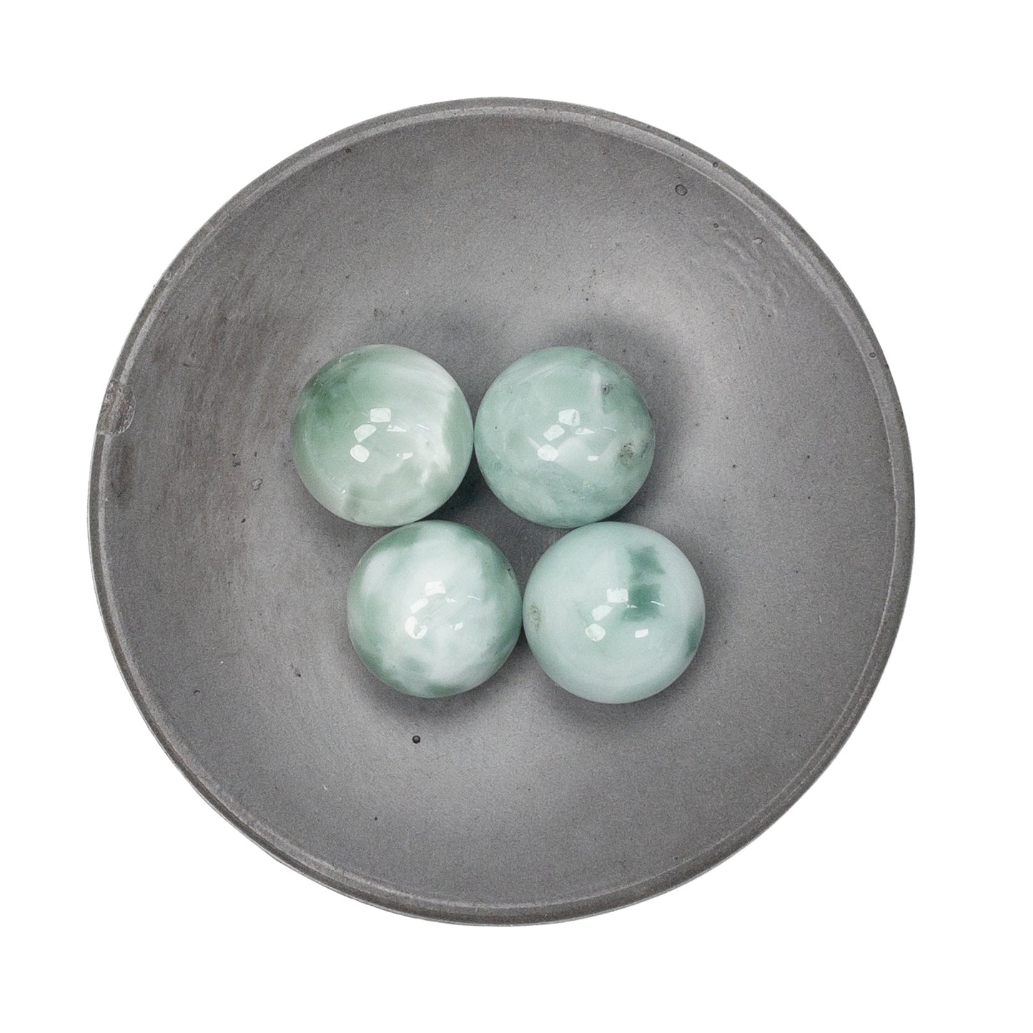 Green Moonstone 14mm Round Bead - 1 pc.