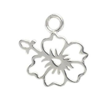 Small Hibiscus Charm (3 Colors Available) - 1 pc.