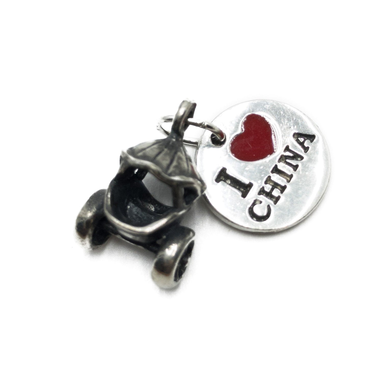 I Love China Travel Charm - 1 pc. (M2054)