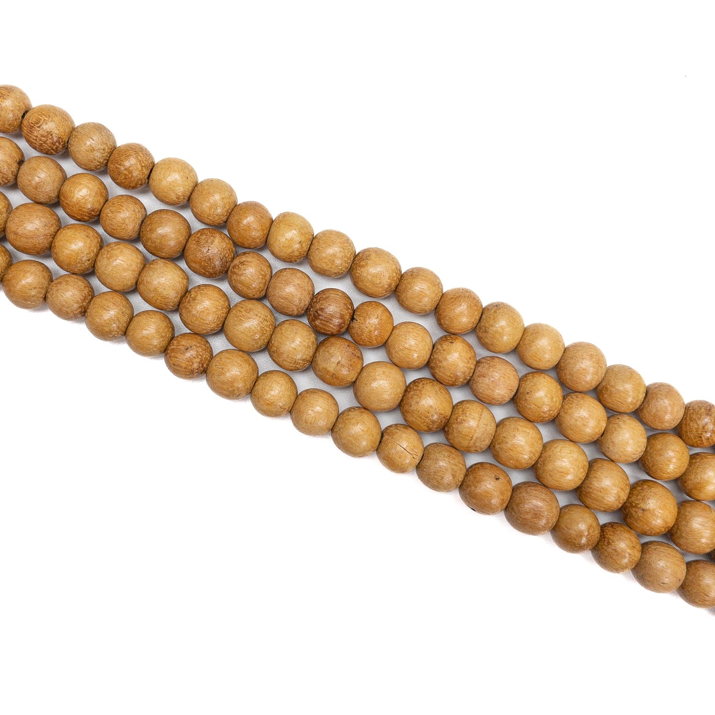 Jackfruit Wood 8mm Round Bead - 15.5" Strand