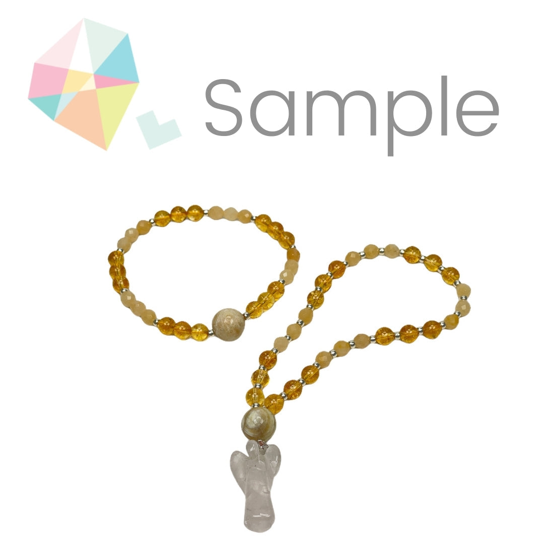 Joy's Angel Mini-Mala Starter Bead Kit (2 Colors Available)