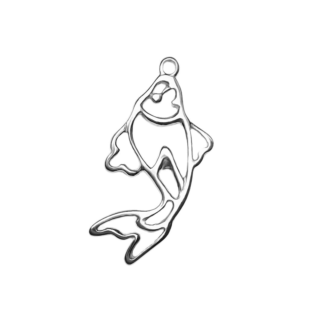 Koi Charm (3 Metal Options Available) - 1 pc.