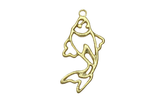 Koi Charm (3 Metal Options Available) - 1 pc.