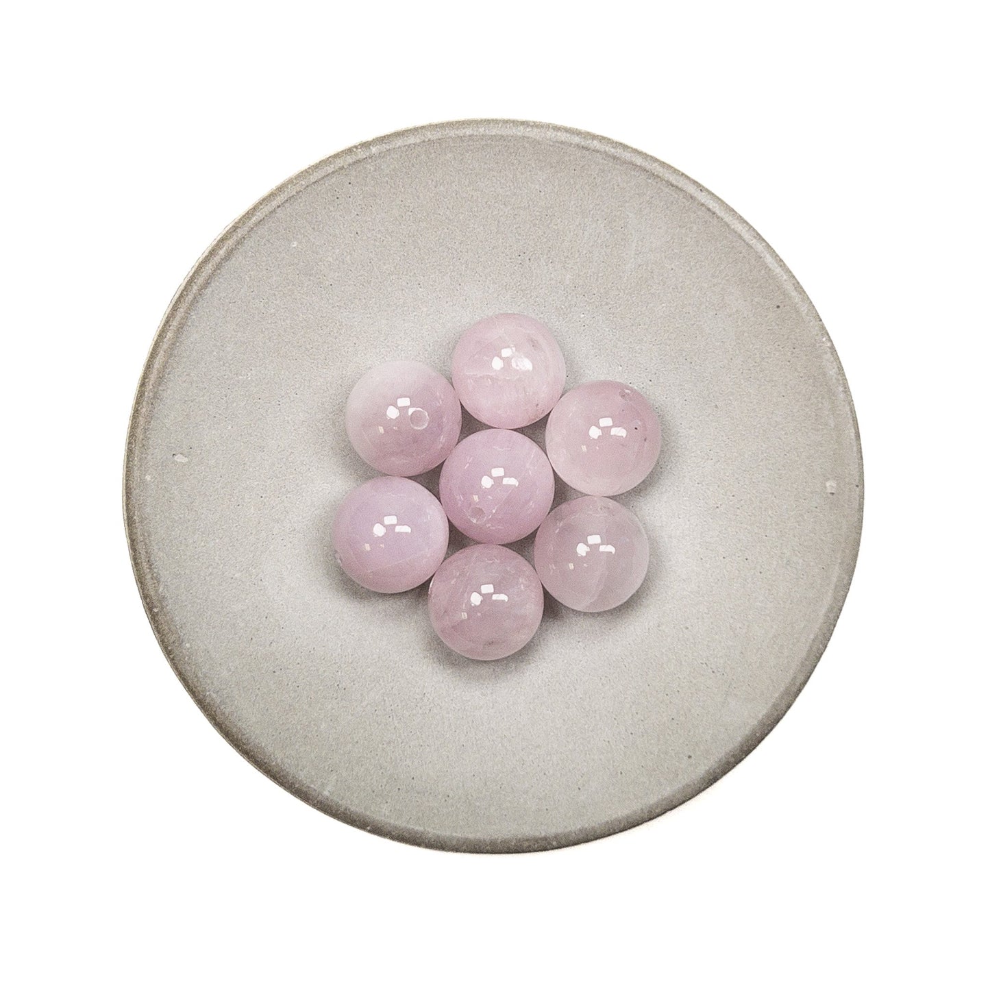 Kunzite 10mm Smooth Round Bead - 1 pc.-The Bead Gallery Honolulu