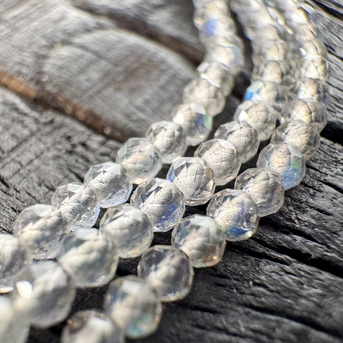 Labradorite 2mm Faceted Rondelle Bead - 6.5" Strand (GEM2186)