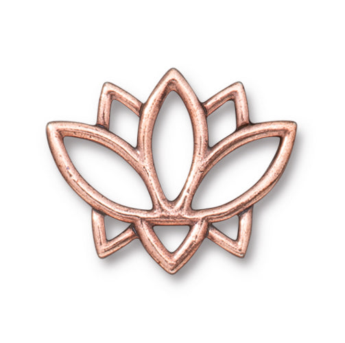 Large Open Lotus Link (4 Colors Available) - 2 pcs.