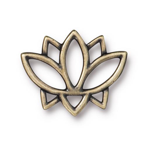 Large Open Lotus Link (4 Colors Available) - 2 pcs.