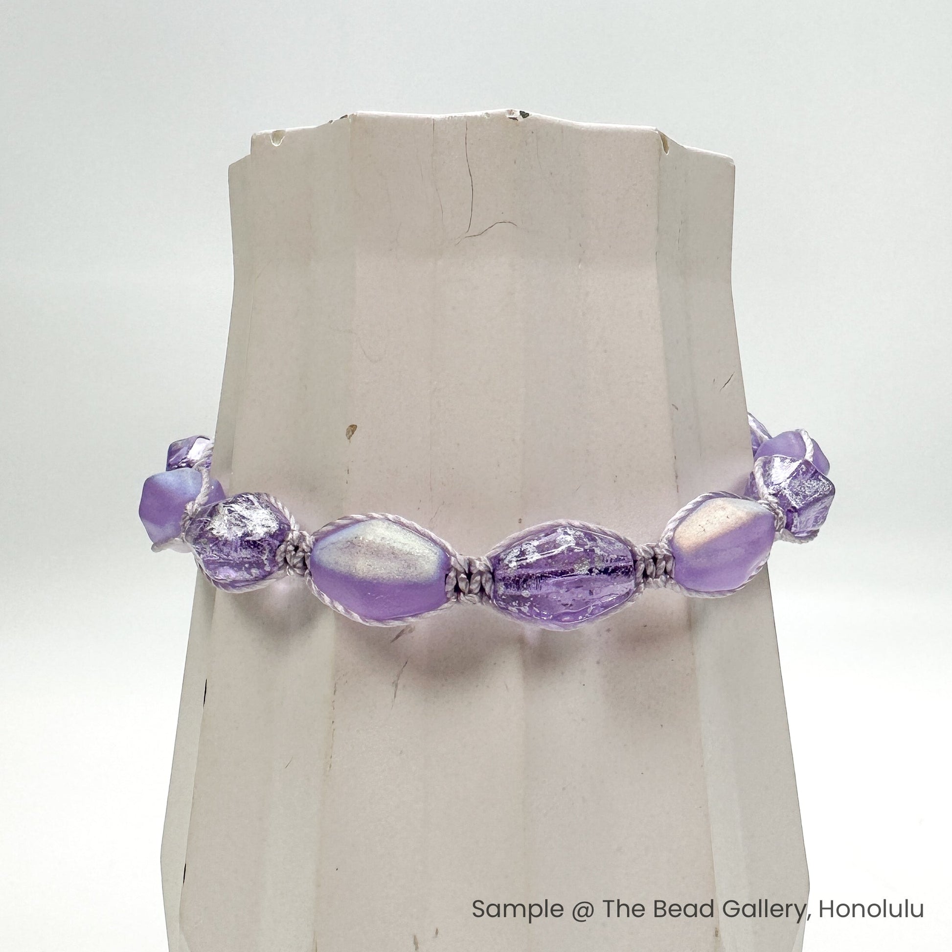 Lavender Splash Czech Glass Bicone Bead Mix - 10 pcs.-The Bead Gallery Honolulu