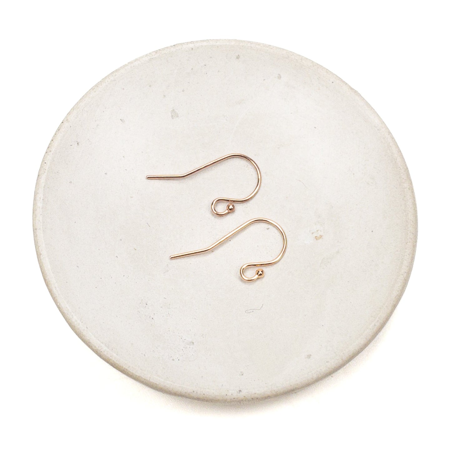 Lightweight Droplet Earwire (3 Metal Options) - 1 pair-The Bead Gallery Honolulu