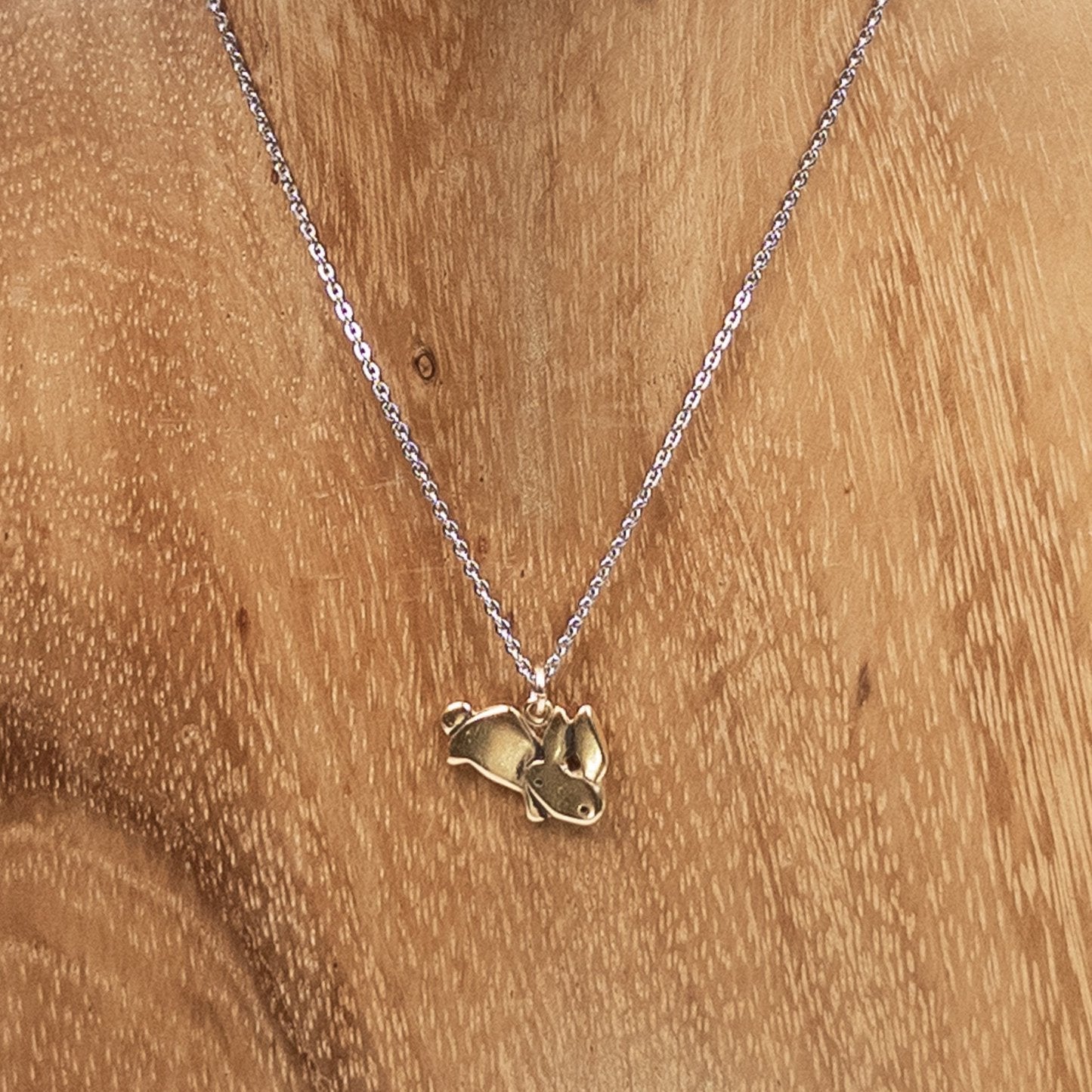 Baby Bunny Necklace (2 Metal Options) - 1 pc.-The Bead Gallery Honolulu