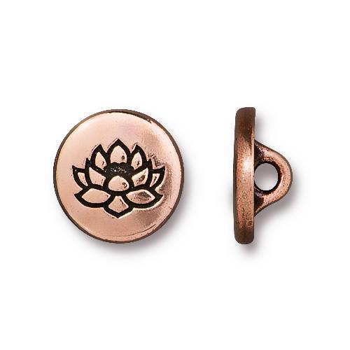 Little Lotus Button (4 Colors Available) - 2 pcs.