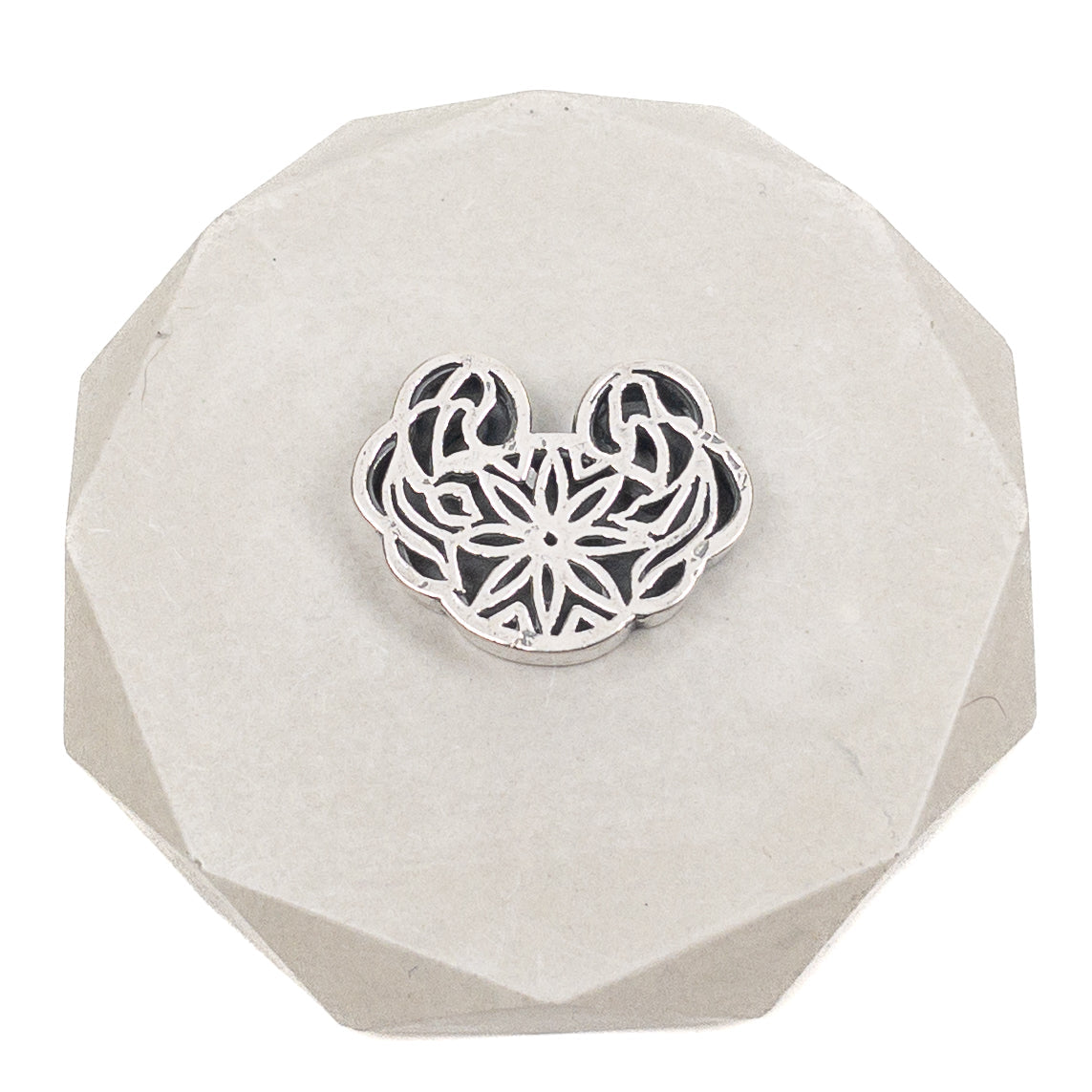 Long Life Lotus Cloud Slide Pendant (Sterling Silver) - 1 pc.