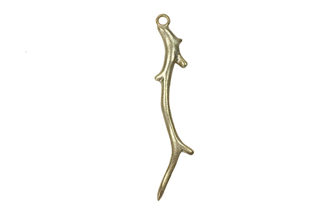 Lovely Branch Charm (2 Metal Options Available) - 1 pc.