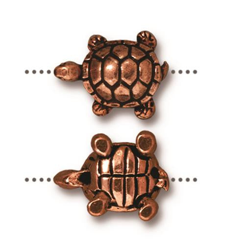 lucky turtle bead (3 Colors Available) - 1 pc.