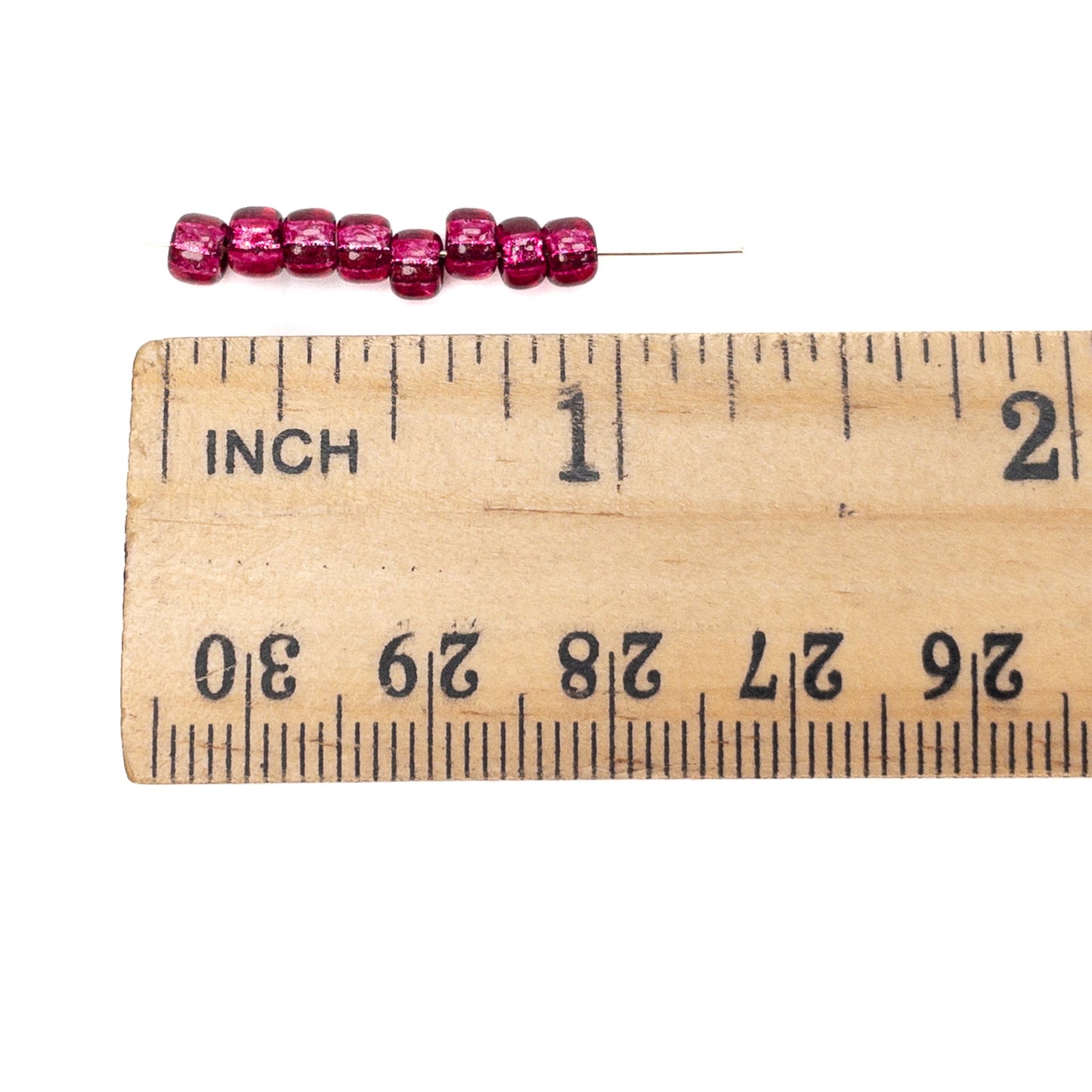 Magenta Silver Lined Seed Bead - Miyuki 6/0