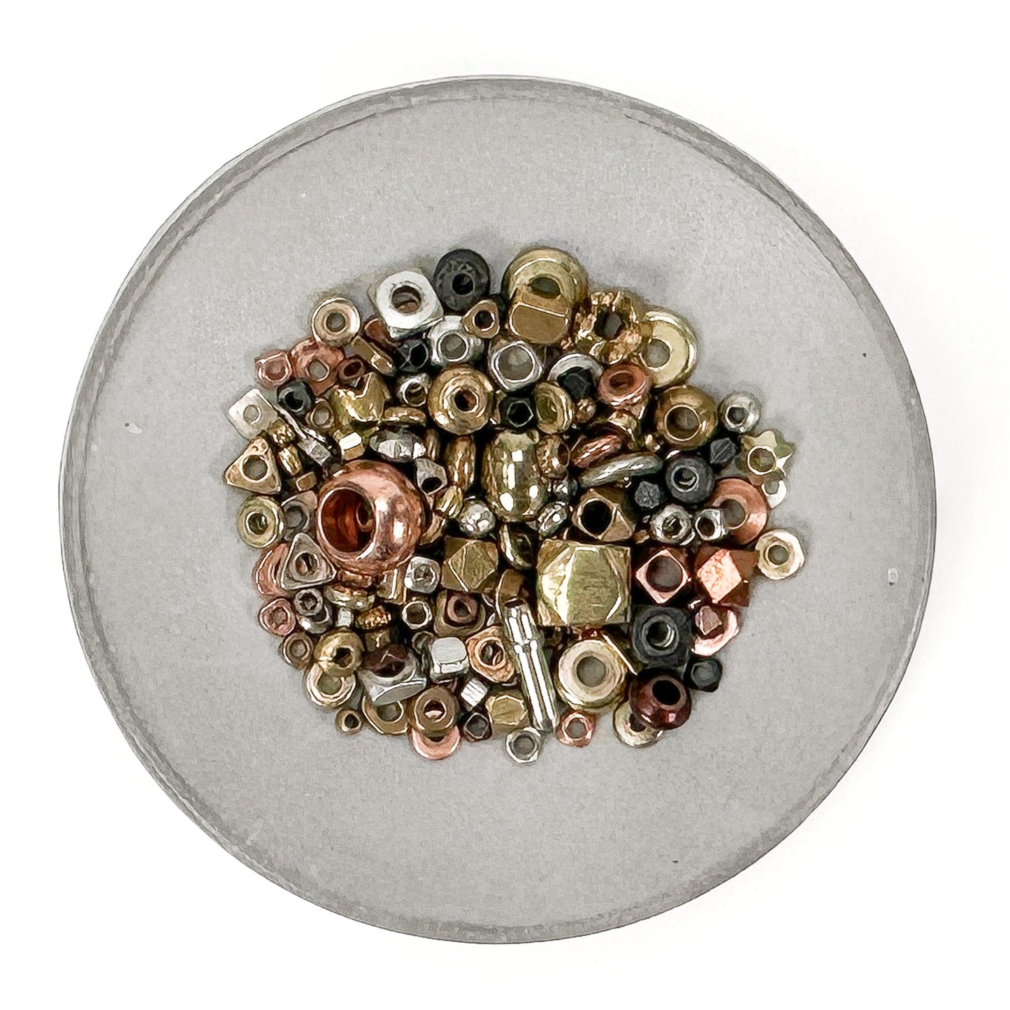 Mixed Metals Bead Mix (20 grams) - 1 bag (MIX026)