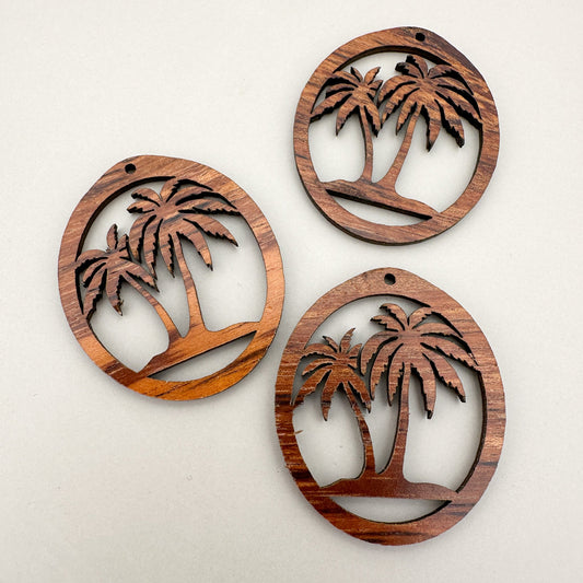 Palm Tree Koa Charm - 1 pc. (P1219)