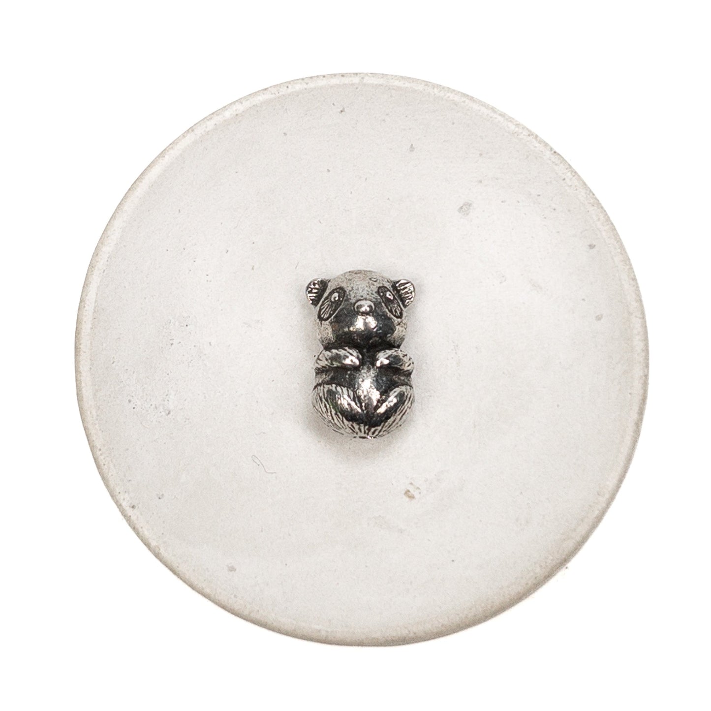 Panda Cutie Bead (Pewter) - 1 pc.