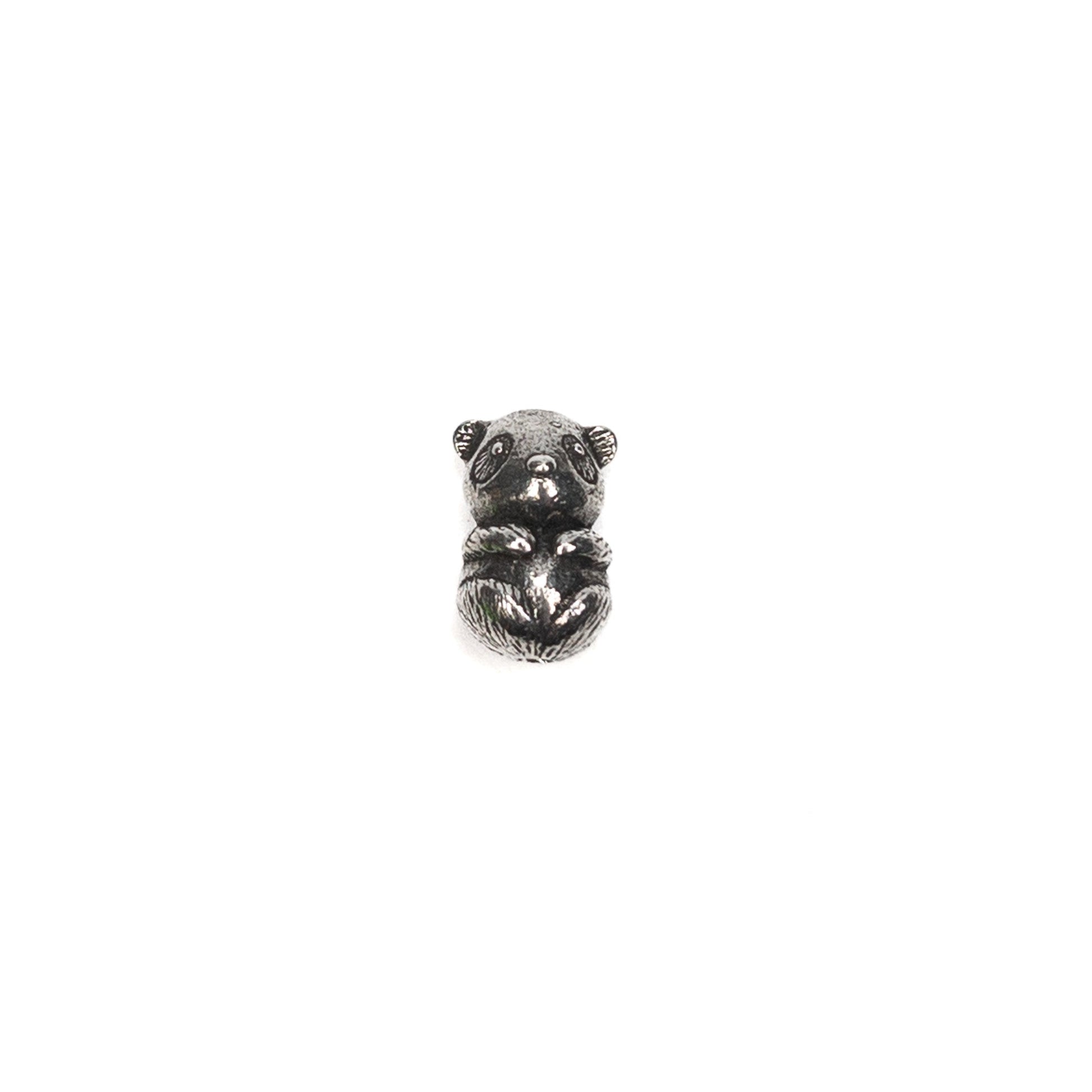 Panda Cutie Bead (Pewter) - 1 pc.