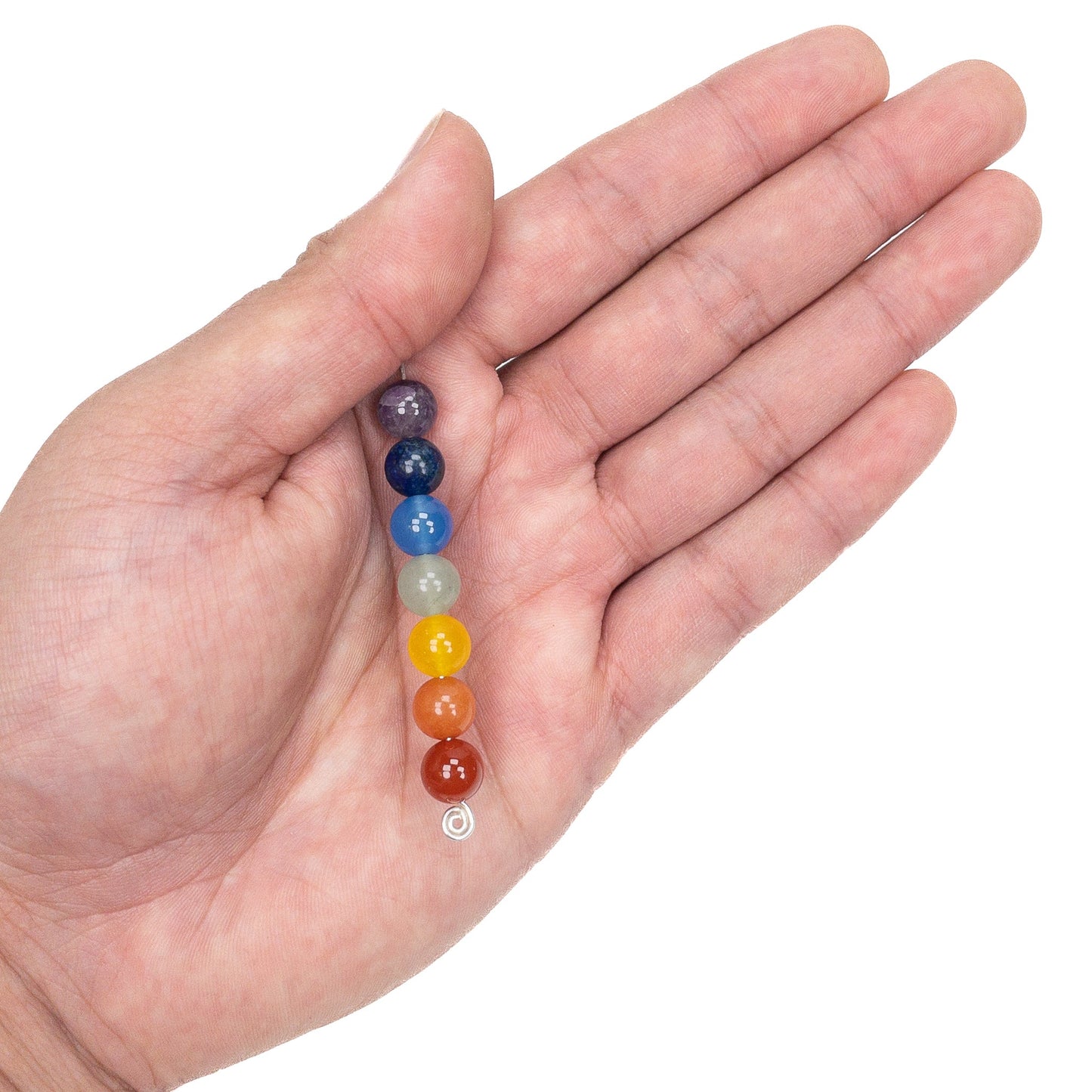 Rainbow Chakra 8mm Mala Color Set - 7 pcs.