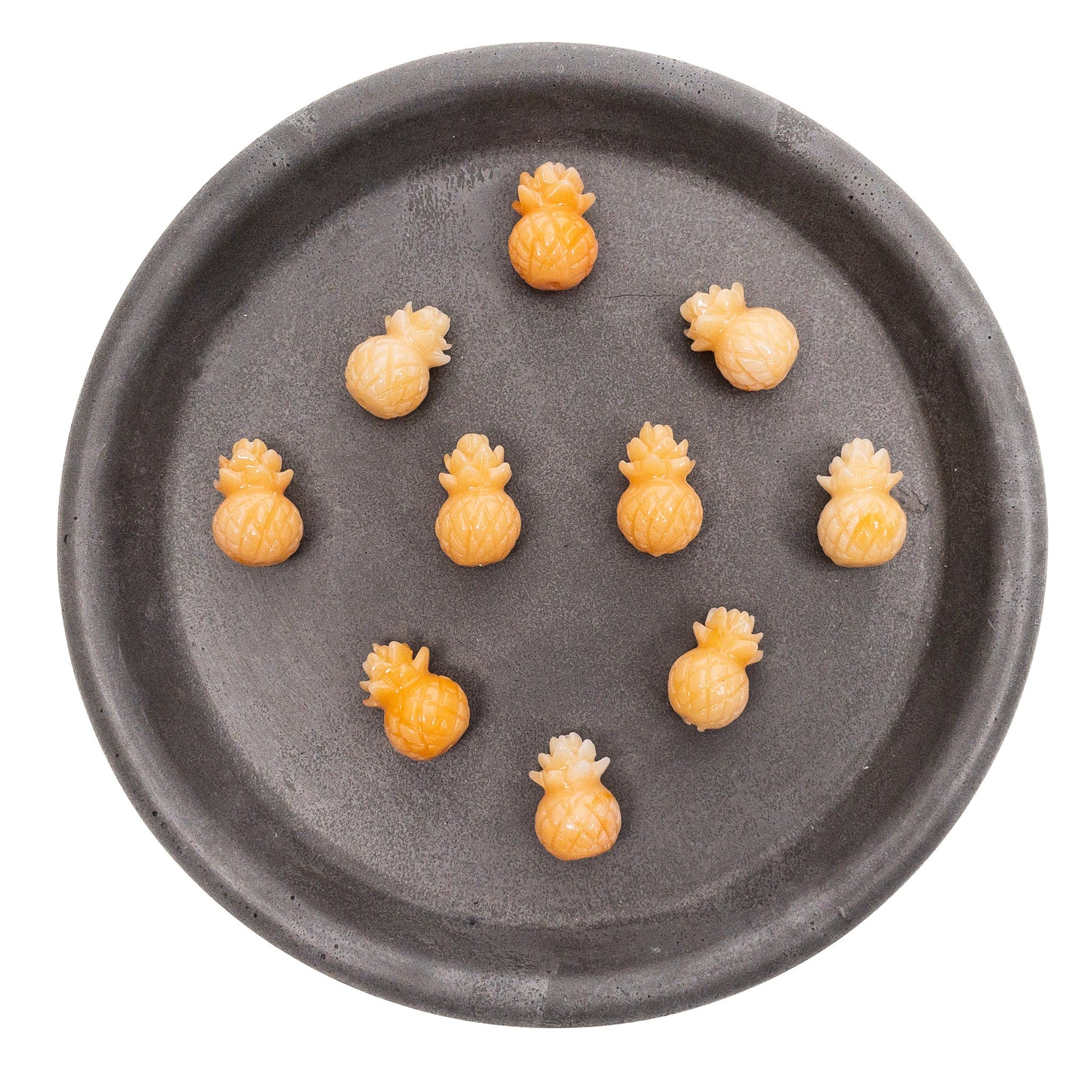 Resin Pineapple Bead (2 Colors Available) - 10 pcs.