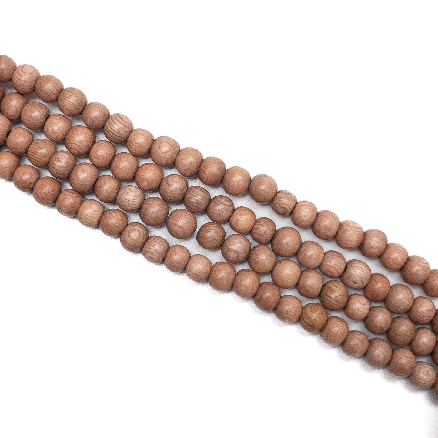 Rosewood 6mm Round Bead - 16" Strand