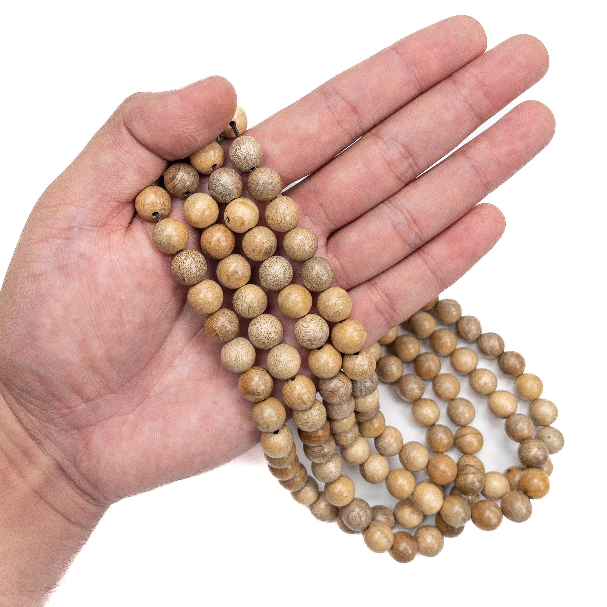 Sandalwood 10mm Round Bead - 15" Strand