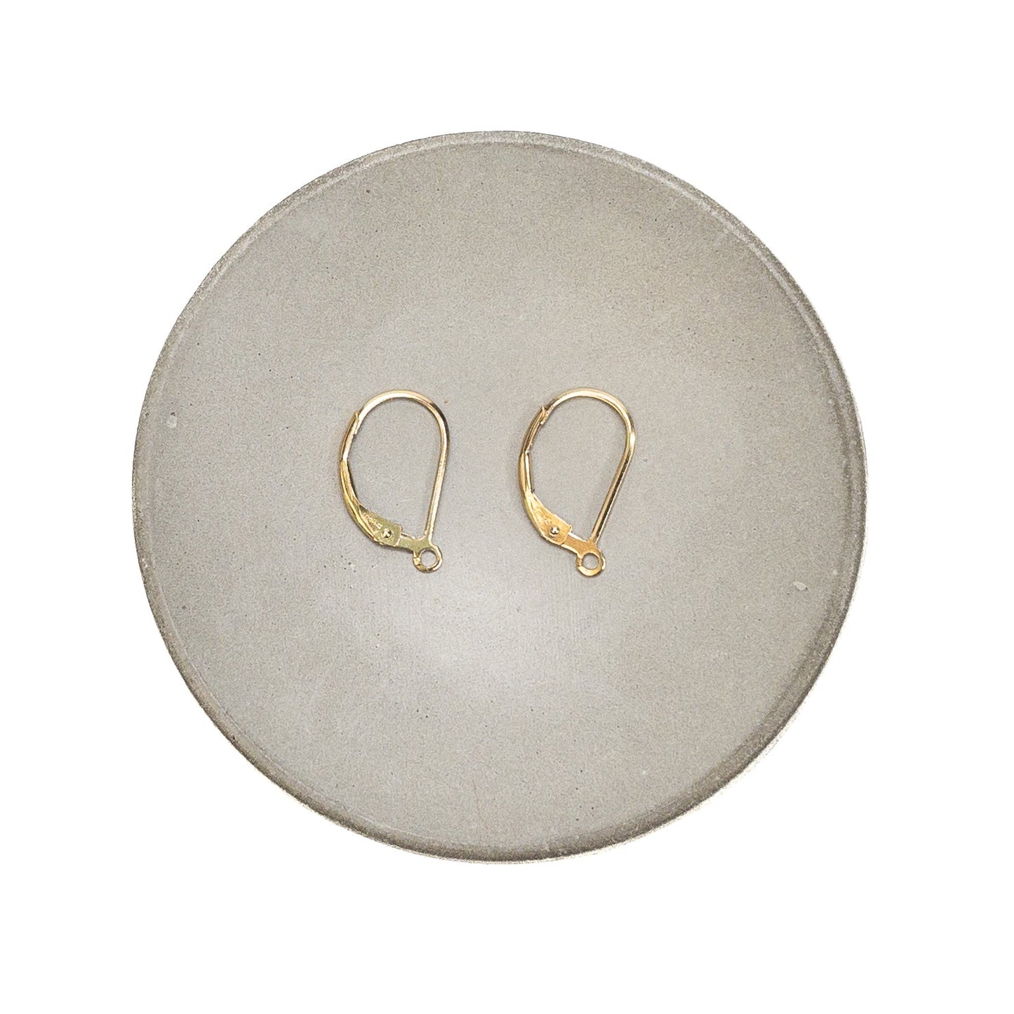 Simple Leverback Earwire (3 Metal Options Available) - 1 pair