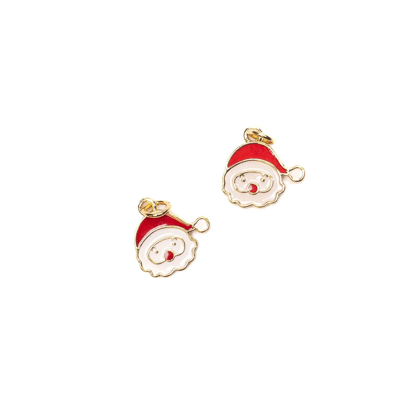 Small Saint Nick Charm (18k Gold Plated) - 2 pcs.