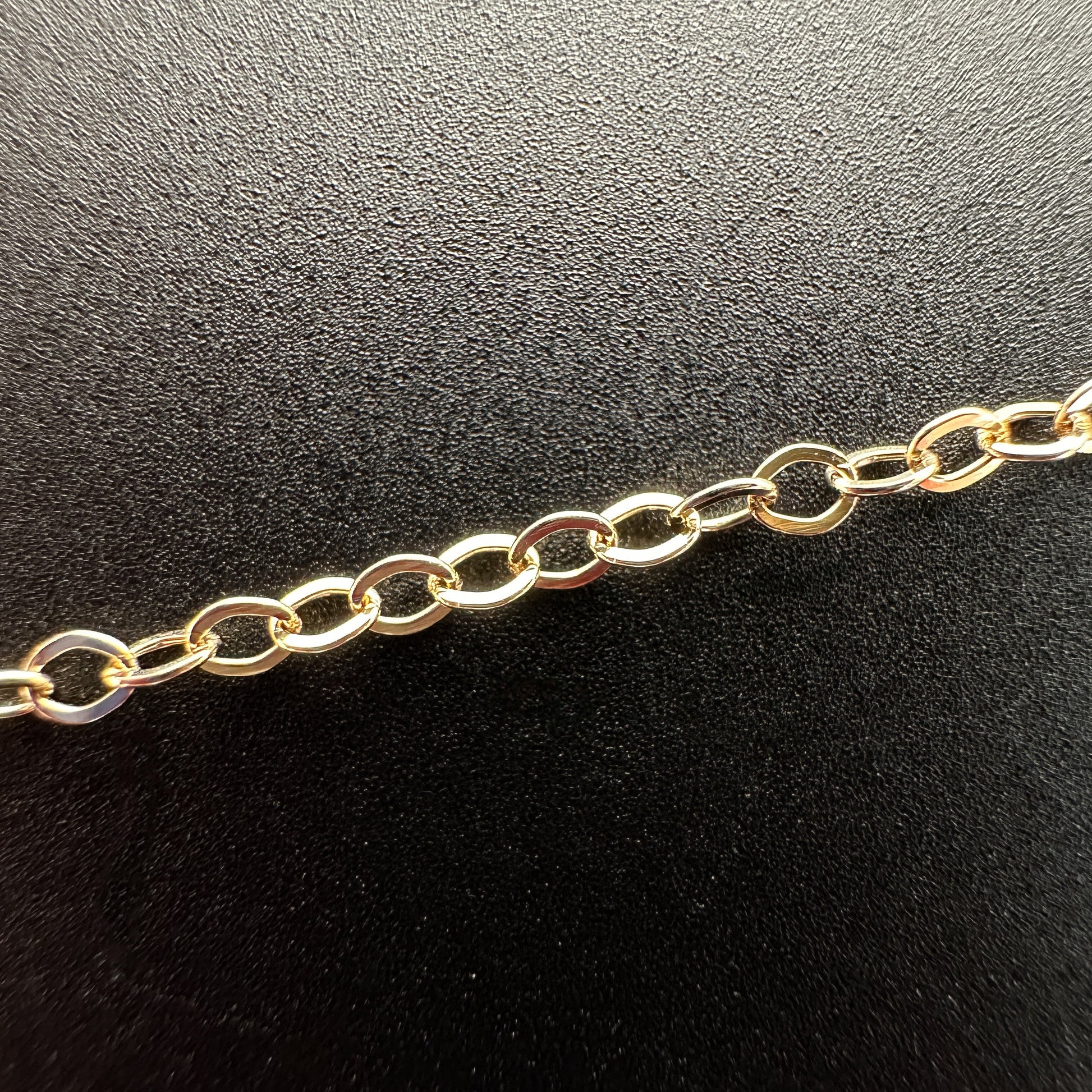 Small Shiny Baby Cable Chain (3 Metal Options) - 1 ft.-The Bead Gallery Honolulu