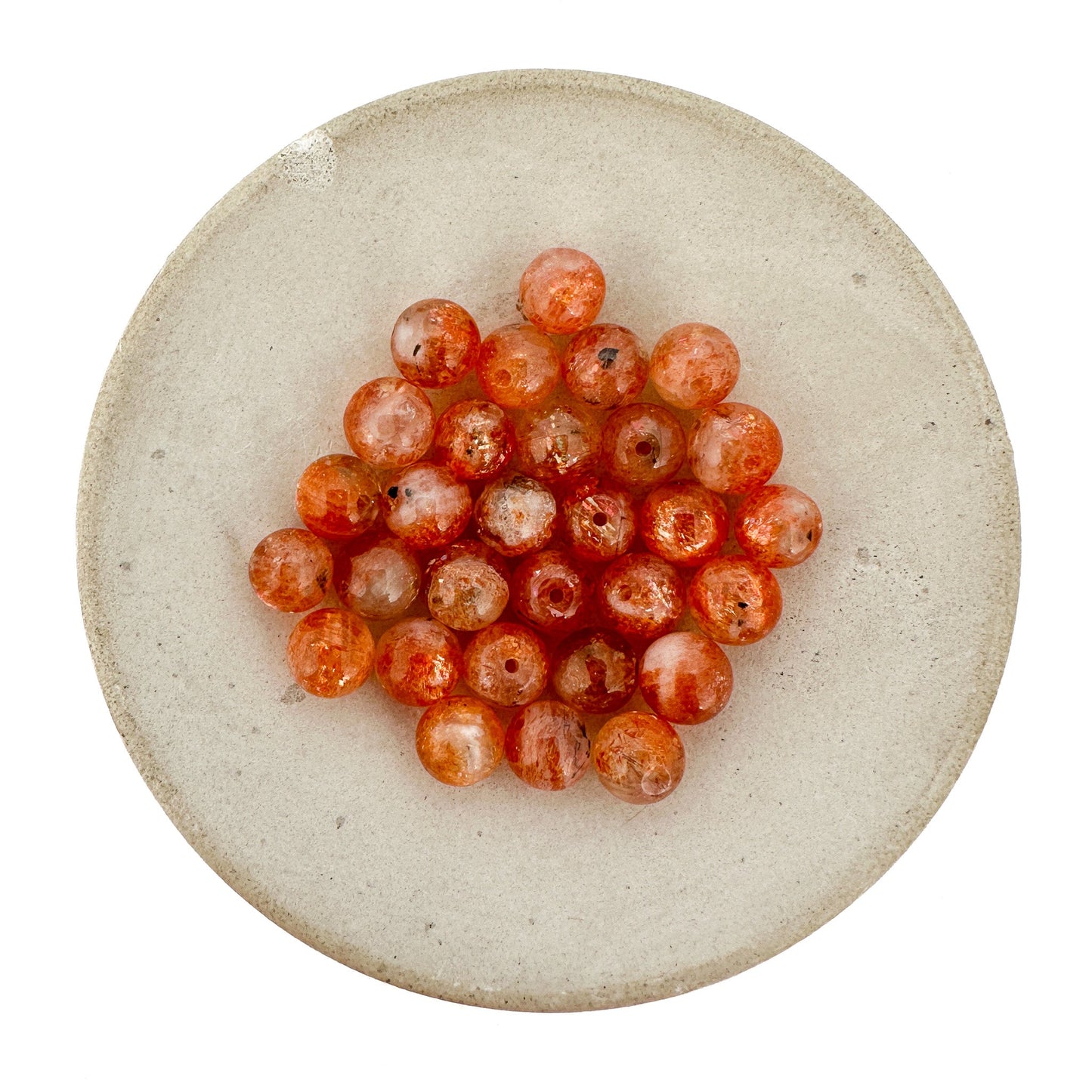 Sunstone Smooth Round Bead (3 Sizes) - 1 pc. (P3224)