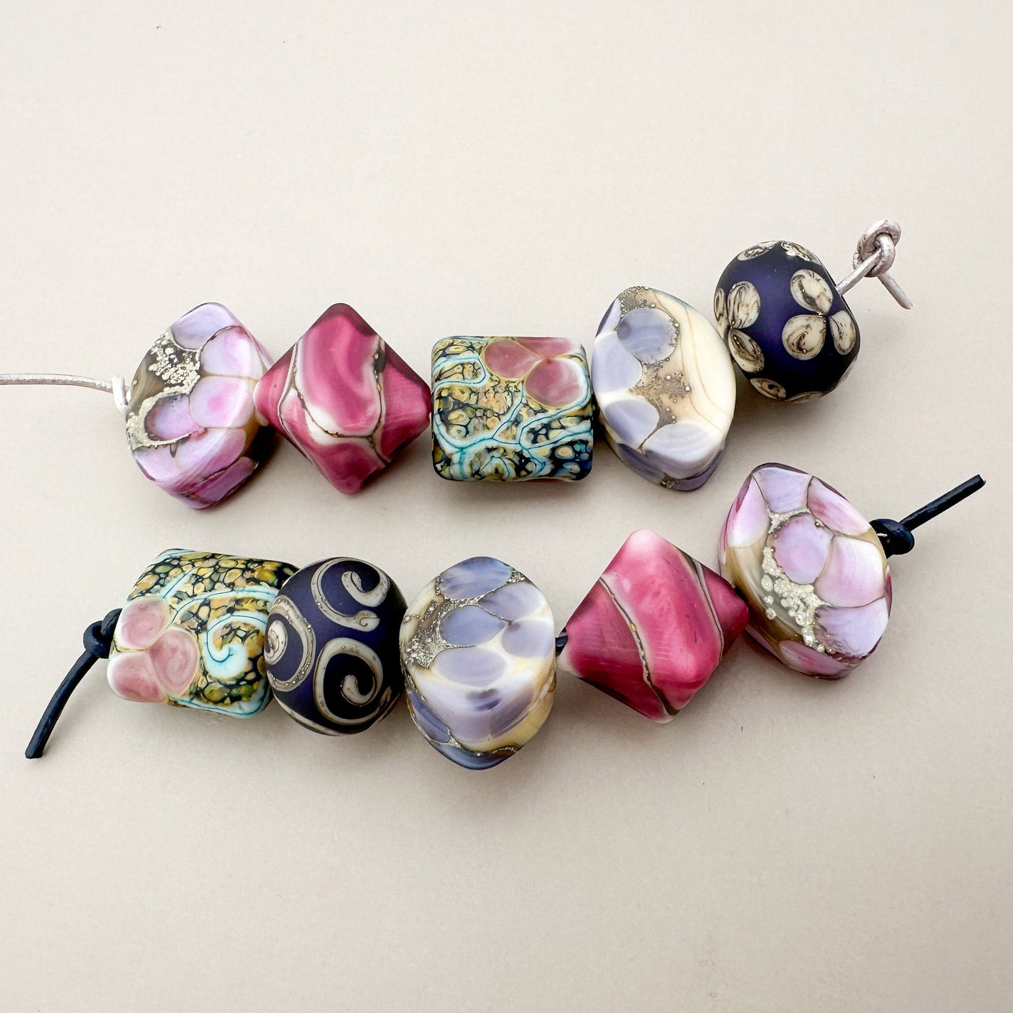 Tenessa Handmade Glass Bead Sets (Limited!!)! - 5 pcs. (LB281)