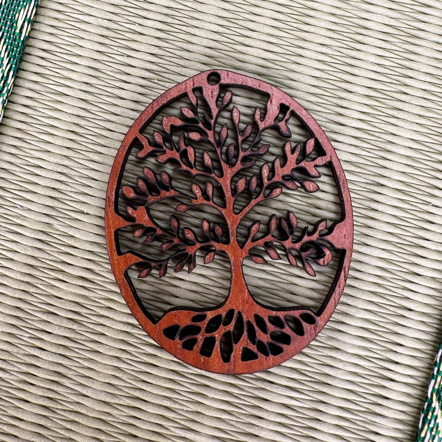 Tree of Life Koa Charm - 1 pc. (P1123)