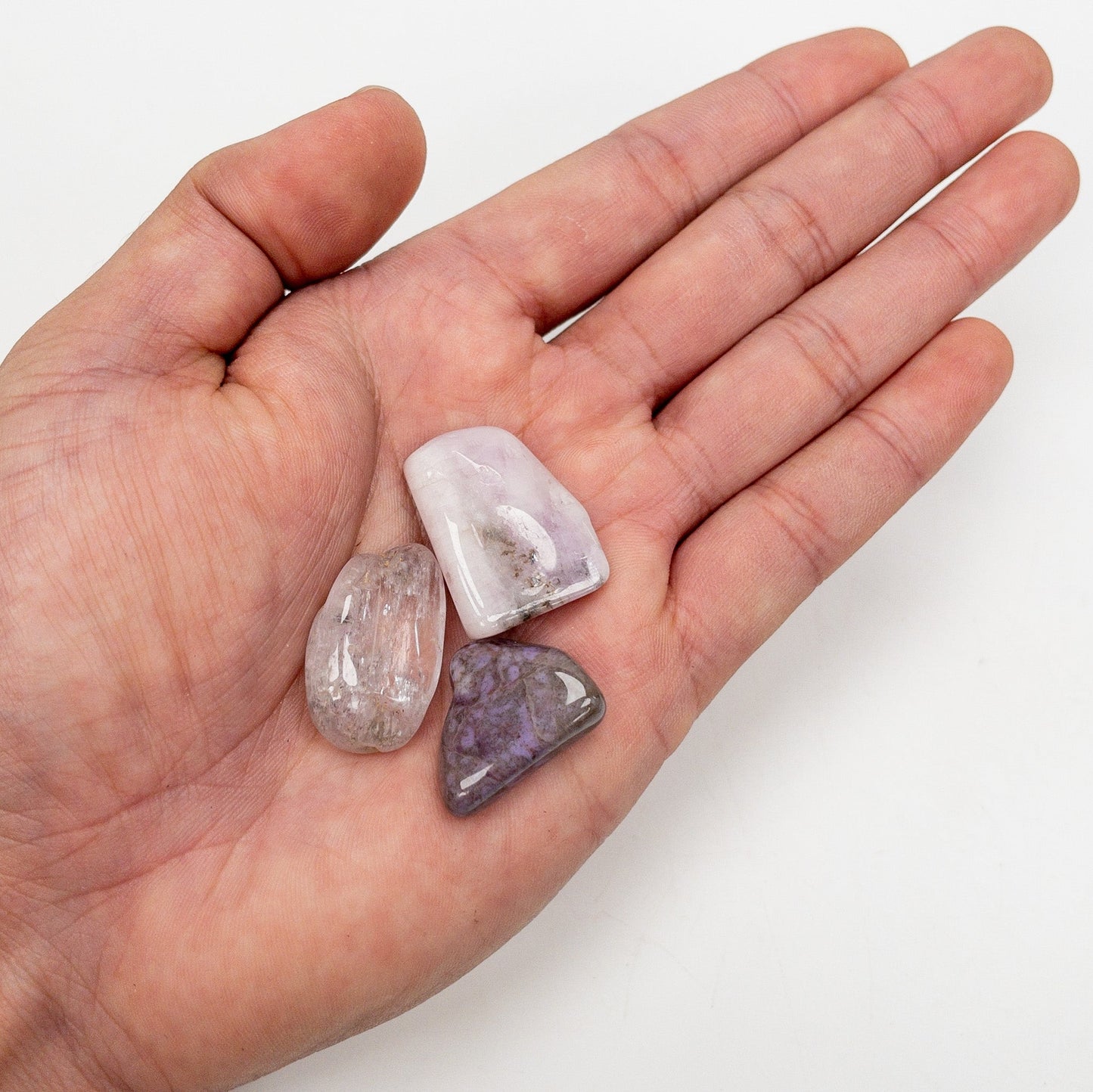 Tumbled Gem Set: Purple Light Ray of Healing