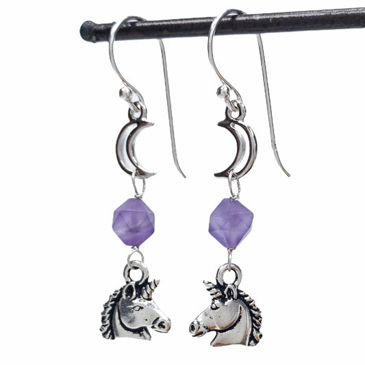 Amethyst Bead Earrings Kit