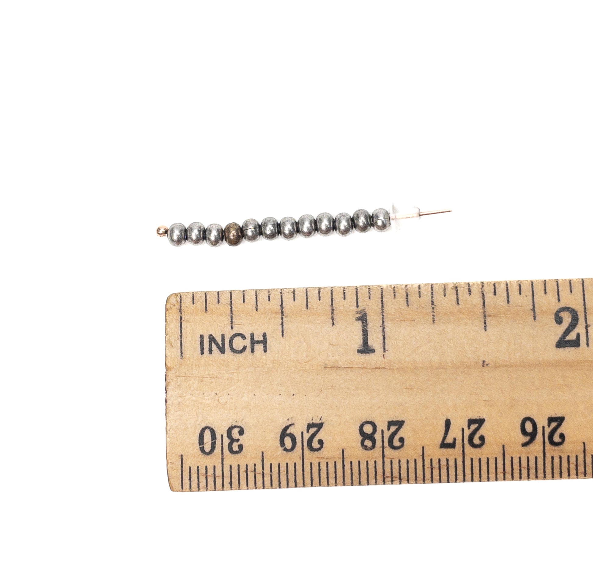 Silver Oxide Seed Bead - 8/0 Metal