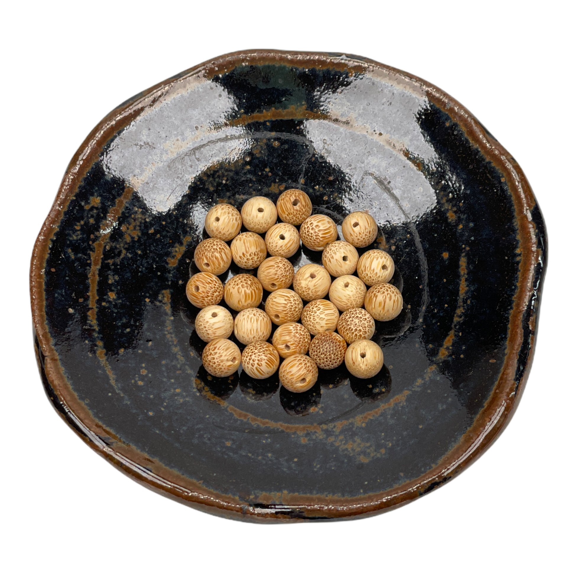 Bamboo 8mm Round Bead - (2 Quantities Available)